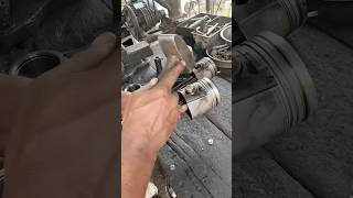 Engine piston pistons repairing rings crankshaft tractorengine autoworkshop [upl. by Anayit]