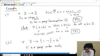 Lecture 10  Group homomorphisms and examples [upl. by Nauqet875]