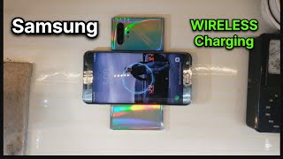 Wireless Charging in Samsung Galaxy Note 10 Plus Power Share to Wirelessly Charge Other Phones [upl. by Hgeilyak]