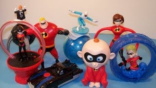 McDONALDS THE INCREDIBLES FULL SET COLLECTION 18 VIDEO REVIEW [upl. by Clarence]