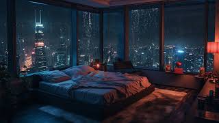 Downpour in the City  Soft Rain for Sleep Therapy  Rest Relax Unwind [upl. by Atnoled]