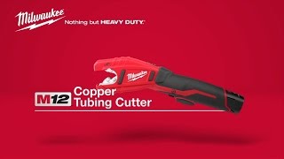 Milwaukee® M12™ Copper Tubing Cutter [upl. by Hemetaf]