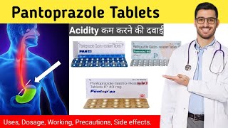 Pantoprazole 40 mg hindi  Pantoprazole tablet uses in hindi  Pan 40 tablet [upl. by Niliak47]