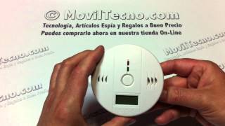 Alarma con detector de Monóxido de carbono en MovilTecnocom [upl. by Rafaelia188]