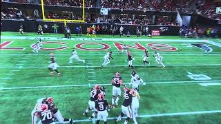 Why Falcons Desmond Ridder Threw Pick Six To Texas Route vs Saints  NFL Highlights [upl. by Orodisi759]