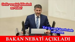 Gelir Vergisi Dilimleri Yemek ve Yol Ücreti İle İlgili Gelişmeler [upl. by Erle]