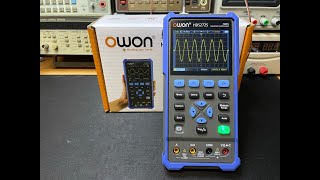 177 Owon HDS272S 3in1 Oscilloscope DMM Generator  Hands on [upl. by Auka]