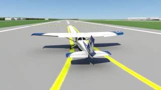 Normal and Crosswind Takeoff and Climb [upl. by Ingles]