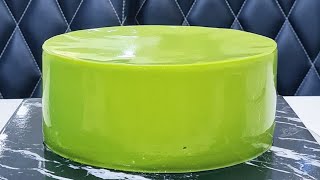 Pandan Layer Cake Recipe 斑斓分层蛋糕，斑斓咖椰果冻蛋糕食谱Pandan Kaya Jelly Cake [upl. by Nirhtak402]