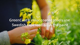 GreenCoat® color coated steels for sustainable buildings [upl. by Malloch636]