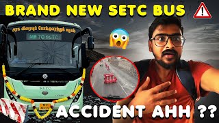 Just Miss உயிர் தப்பிச்சோம் Chennai To Bangalore In Brand New SETC BUS  Skilled Driver Tuberbasss [upl. by Thamora]