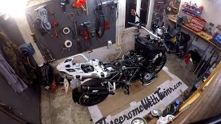 BMW R1200GS Triple Black Touratech Accessories [upl. by Meehar]