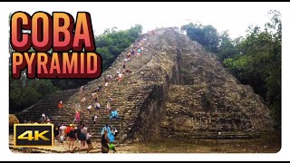 COBA Maya Pyramid in 4K  Cinematic Footage of Ancient Mexico [upl. by Dinny]