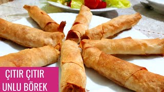 3 dakikada PEYNİRLİ ÇITIR BÖREK tarifi  sirkeli börek nasıl yapılır börek kolay hamur işleri [upl. by Aztinad]