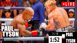 UNBELIEVABLE KNOCKOUT Mike Tyson vs Jake Paul  Full Fight Breakdown amp Shocking Highlights [upl. by Annoyi]