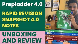 Prepladder  40 Rapid Revision  Snapshots Notes Unboxing  Prepladder review prepladder neetpg [upl. by Pember]