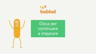 Inglese per principianti Lezione 1  Esercizi Multimediali con Babbel  Imparare linglese [upl. by Kilmarx]