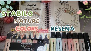 Stabilo boss Nature Colors review reseña ¿Valen la Pena swatches backtoschool regresoaclases [upl. by Mcquoid]