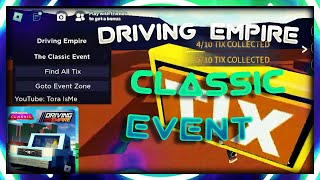 Driving Empire CLASSIC Event Script 🚗 Find All Tix [upl. by Feld]