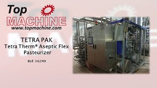 TETRA PAK Tetra Therm® Aseptic Flex Pasteurizer used [upl. by Annice]