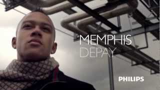 Interview Memphis Depay  Philips StyleShaver Actie [upl. by Taft]