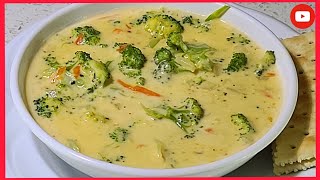 SOPA DE BROCOLI CON CREMA  COMO HACER SOPA O CREMA DE BROCOLI [upl. by Eniaj]