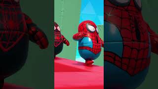 The Spidey Squad is swinging into Fall Guys tomorrow fallguys gaming spiderman [upl. by Naghem712]