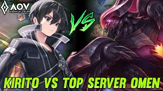 AOV  ALLAINKIRITO GAMEPLAY  KIRITO VS TOP SERVER OMEN  ARENA OF VALOR [upl. by Besnard468]