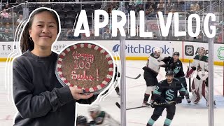 april vlog  leg injuries hockey games and unknowns [upl. by Aluino122]