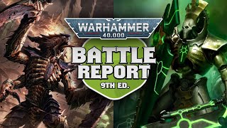 Tyranids vs Necrons Warhammer 40k Battle Report Ep 212 [upl. by Kcirded]