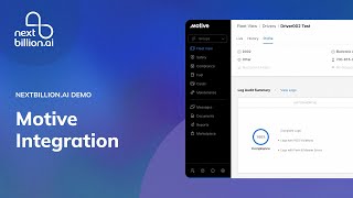 Motive Route Optimization Integration  Nextbillionai motive routeoptimization [upl. by Dihgirb]