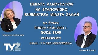 II Debata na stanowisko Burmistrza Miasta Żagań 17042024 [upl. by Warton]