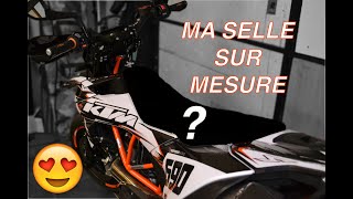 UNE SELLE SURMESURE POUR MON KTM 690 SMCR 2019 [upl. by Radley934]