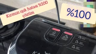 karaca kahve makinesi kırmızı ışık uyarısı kesin çözüm 100 [upl. by Htebazile]