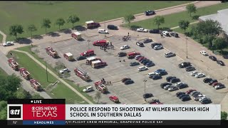 Police respond to shooting at WilmerHutchins High School [upl. by Engdahl]