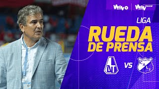 Rueda de prensa de Deportivo Cali tras su partido con Tolima [upl. by Fisuoy]