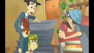 youtube poop hispano el chavo animado foot bomba americano parte 1 [upl. by Huoh]