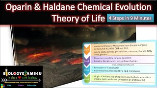 What is OparinHaldane Theory of Chemical Evolution of life Simplified in 4 Steps [upl. by Oemac]