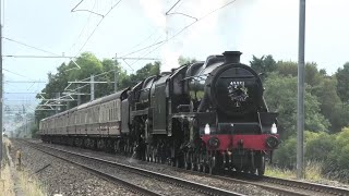 Double headed steam up the Lickey Incline 45231 amp 70000 The Bristol Forty 13922 [upl. by Alaik]