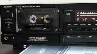 JVC TD R611VICTOR DECK CASSETTE AUDIOPHILE TOP VINTAGE HIEND [upl. by Enitsirk938]