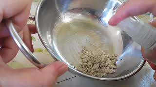 Mixing FYI Powdered Clay [upl. by Ryle]