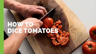 How to Dice Tomatoes [upl. by Keiryt6]