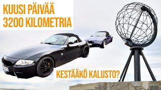 Tampereelta Nordkappiin ja takaisin kuudessa päivässä  Road Trip Movie [upl. by Nerej]