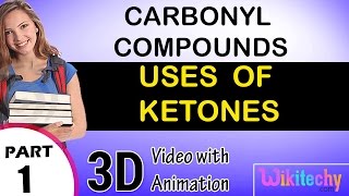 uses of ketones carbonyl compounds class 12 chemistry subject notes lectures cbse iitjee neet [upl. by Alanah]