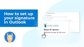 Change  setup an email signature in Microsoft Outlook [upl. by Zildjian]