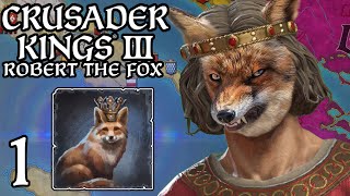 Wily as the Fox 1  Robert the Fox Lord of MANGONEL  Lets Play Crusader Kings III Achievements [upl. by Bullard933]