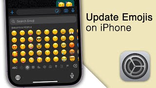 How To Update Emojis On Your iPhone 2023 [upl. by Darraj]