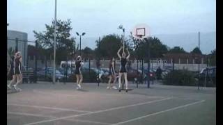 Quintic Netball  Game skills small games  First to score [upl. by Ycal]