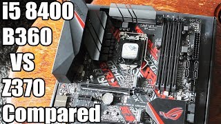 Does a B360 Hurt i5 8400 Performance Feat Asus Strix B360G [upl. by Walsh899]