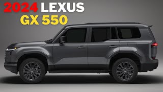 2024 Lexus GX550  Rugged amp Adventure SUV I 349 hp and fulltime 4WD sys  GX 550 overtrail Review [upl. by Nanahs]